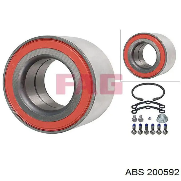 Compre 200592 ABS Rolamento de cubo traseiro