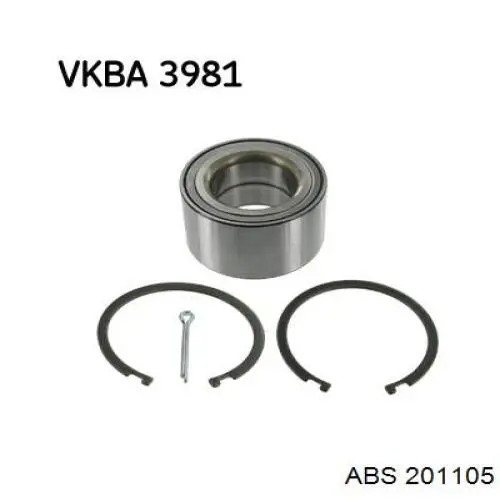 Compre 201105 ABS Rolamento de cubo dianteiro