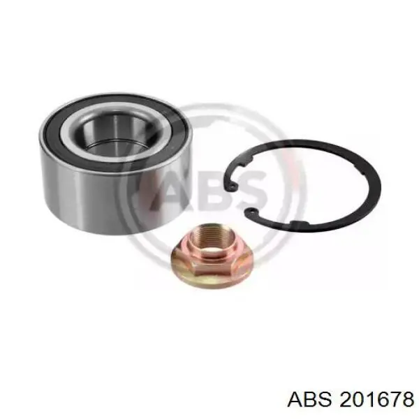 201678 ABS Rolamento de cubo dianteiro