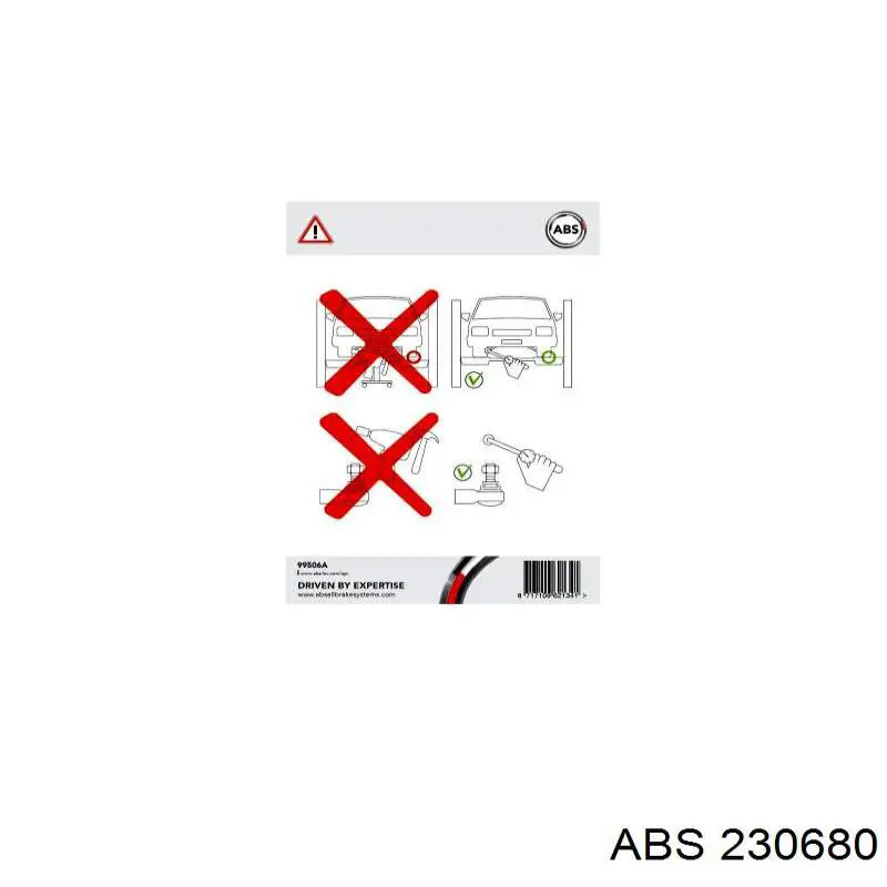 Compre 230680 ABS Ponta externa da barra de direção