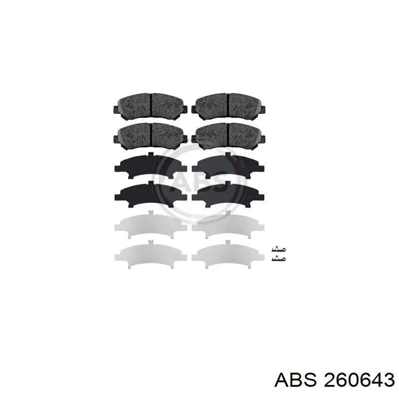 Compre 260643 ABS Montante direito de estabilizador dianteiro