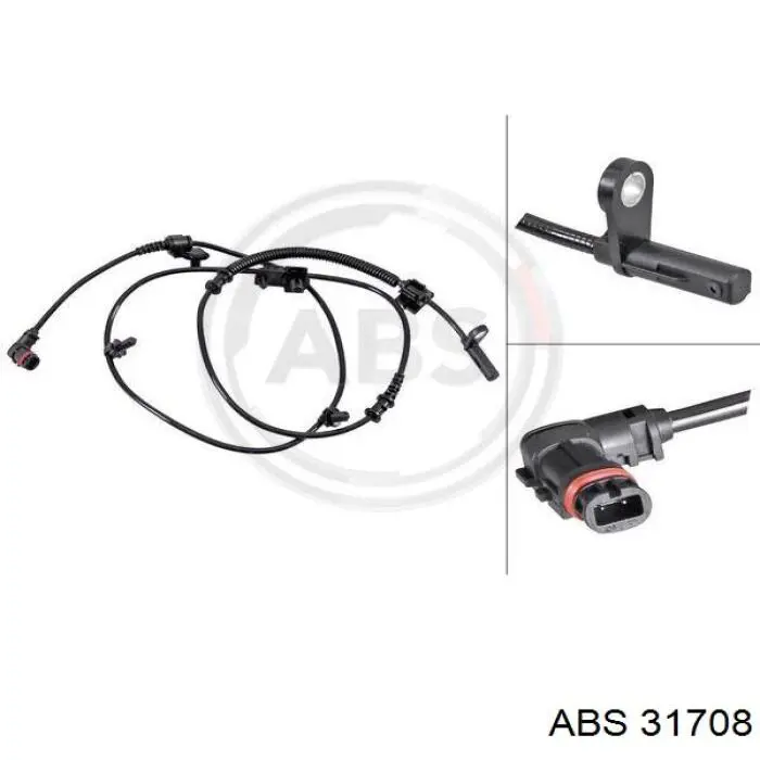 Compre 78632 FAE Sensor ABS traseiro esquerdo