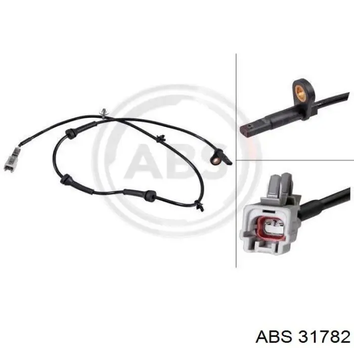 479001AA0B Nissan/Infiniti Sensor ABS traseiro direito