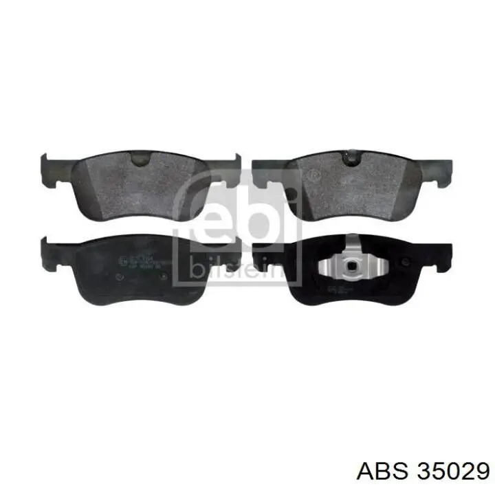 Compre 35029 ABS Sapatas do freio dianteiras de disco