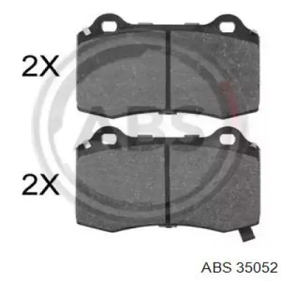 Sapatas do freio traseiras de disco ABS 35052 preço, a partir de 38,05 USD