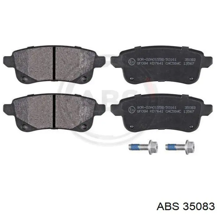Sapatas do freio traseiras de disco ABS 35083 preço, a partir de 28,45 USD
