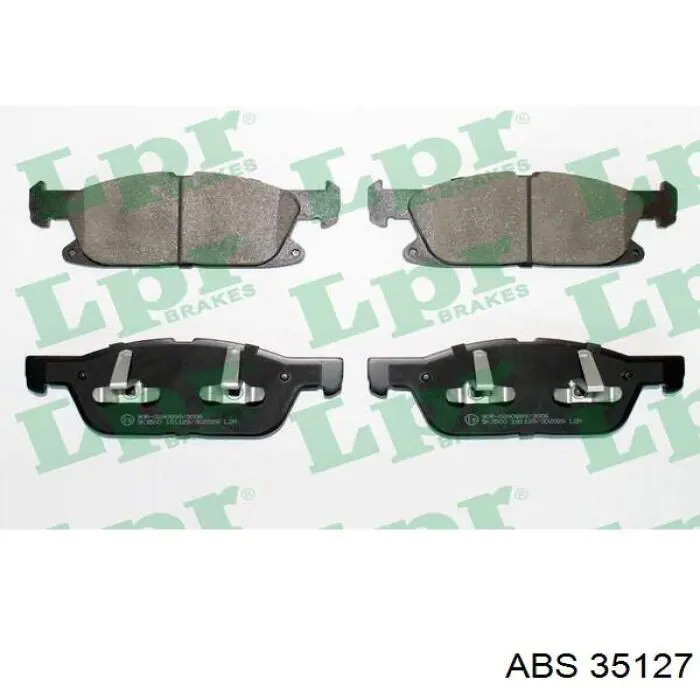 Compre 35127 ABS Sapatas do freio dianteiras de disco