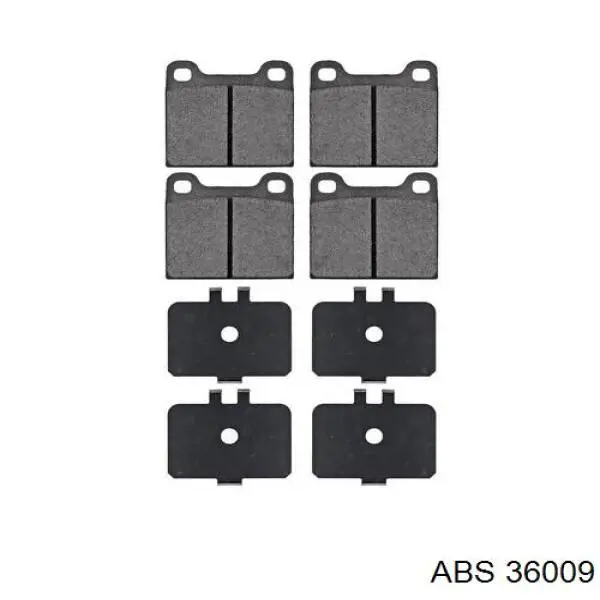 Sapatas do freio dianteiras de disco ABS 36009 preço, a partir de 20,98 USD
