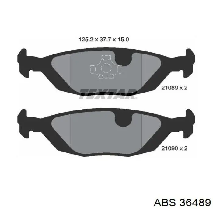 Sapatas do freio traseiras de disco ABS 36489 preço, a partir de 22,98 USD