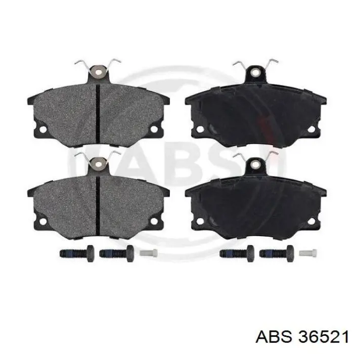Compre 36521 ABS Sapatas do freio dianteiras de disco