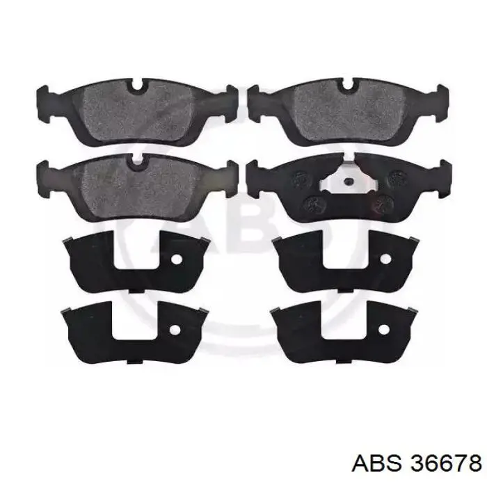 Sapatas do freio dianteiras de disco ABS 36678 preço, a partir de 27,23 USD