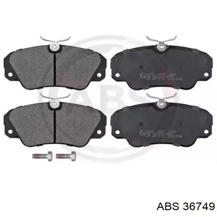 Sapatas do freio dianteiras de disco ABS 36749 preço, a partir de 32,28 USD