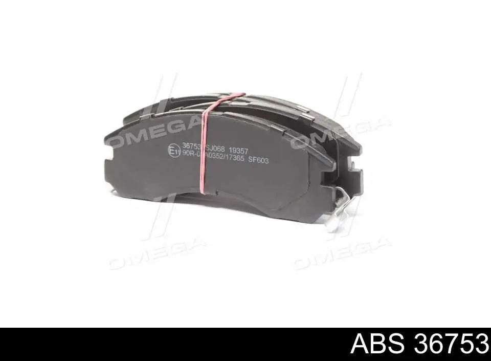 Sapatas do freio dianteiras de disco ABS 36753 preço, a partir de 30,60 USD