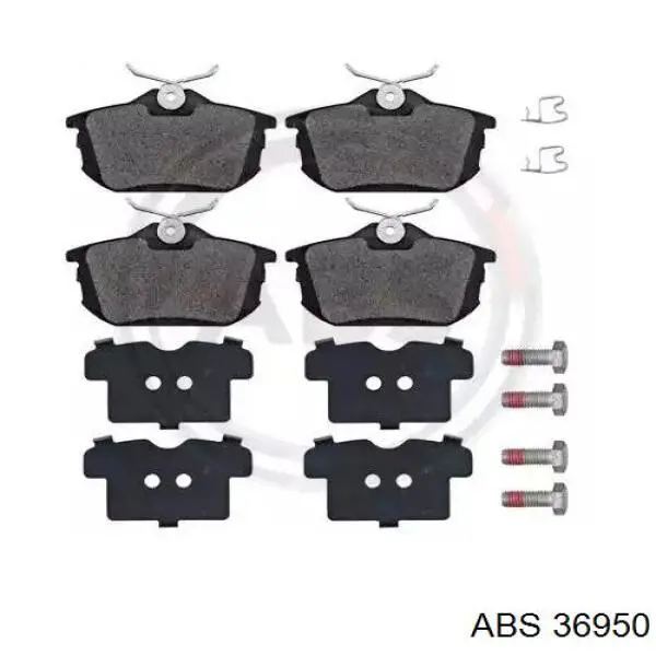 Sapatas do freio traseiras de disco ABS 36950 preço, a partir de 18,03 USD