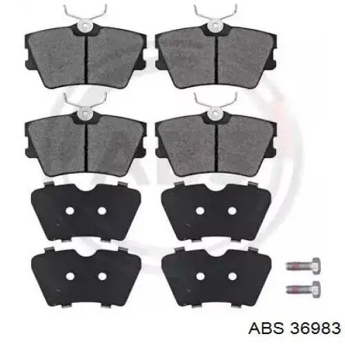 Sapatas do freio traseiras de disco ABS 36983 preço, a partir de 33,61 USD