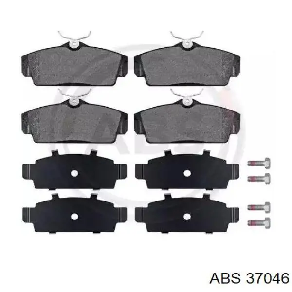 Sapatas do freio dianteiras de disco ABS 37046 preço, a partir de 28,31 USD