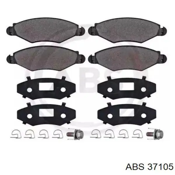 Sapatas do freio dianteiras de disco ABS 37105 preço, a partir de 22,31 USD