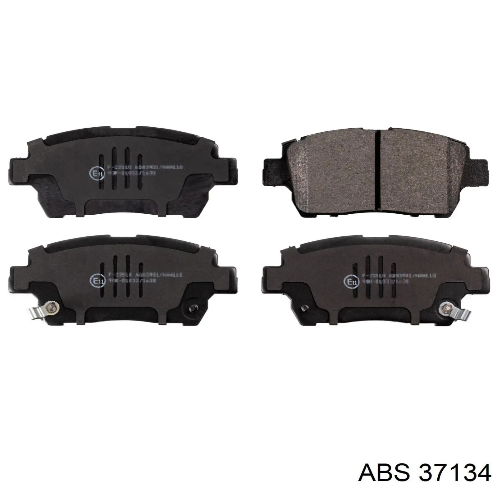 Compre 37134 ABS Sapatas do freio dianteiras de disco