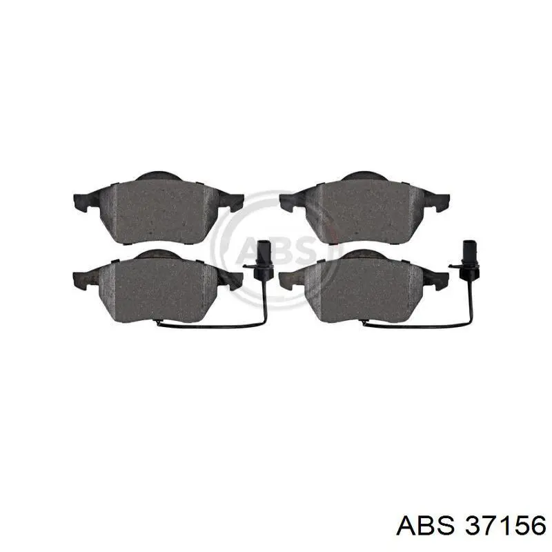 Compre 37156 ABS Sapatas do freio dianteiras de disco