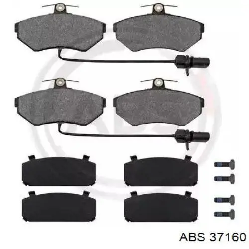 Sapatas do freio dianteiras de disco ABS 37160 preço, a partir de 35,90 USD