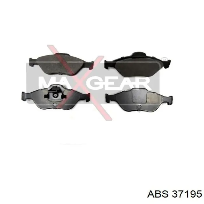Compre 37195 ABS Sapatas do freio dianteiras de disco