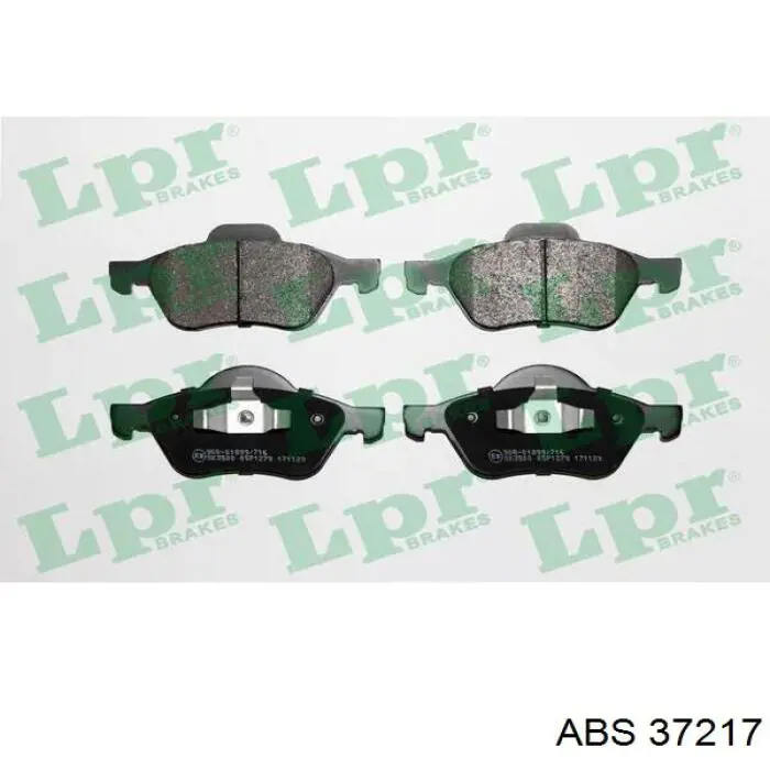 Sapatas do freio dianteiras de disco ABS 37217 preço, a partir de 29,64 USD