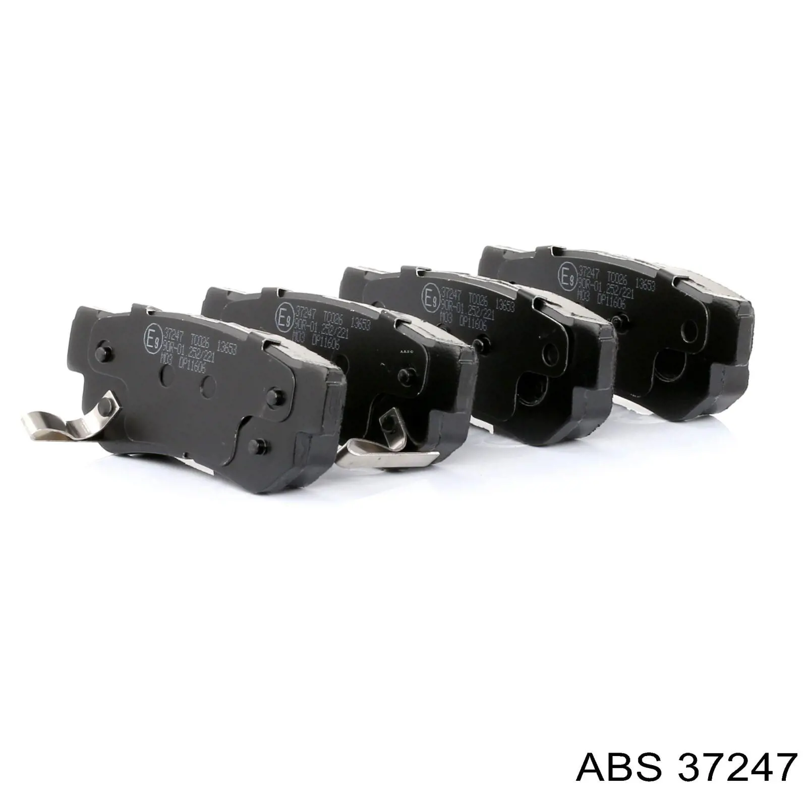 Compre 37247 ABS Sapatas do freio traseiras de disco