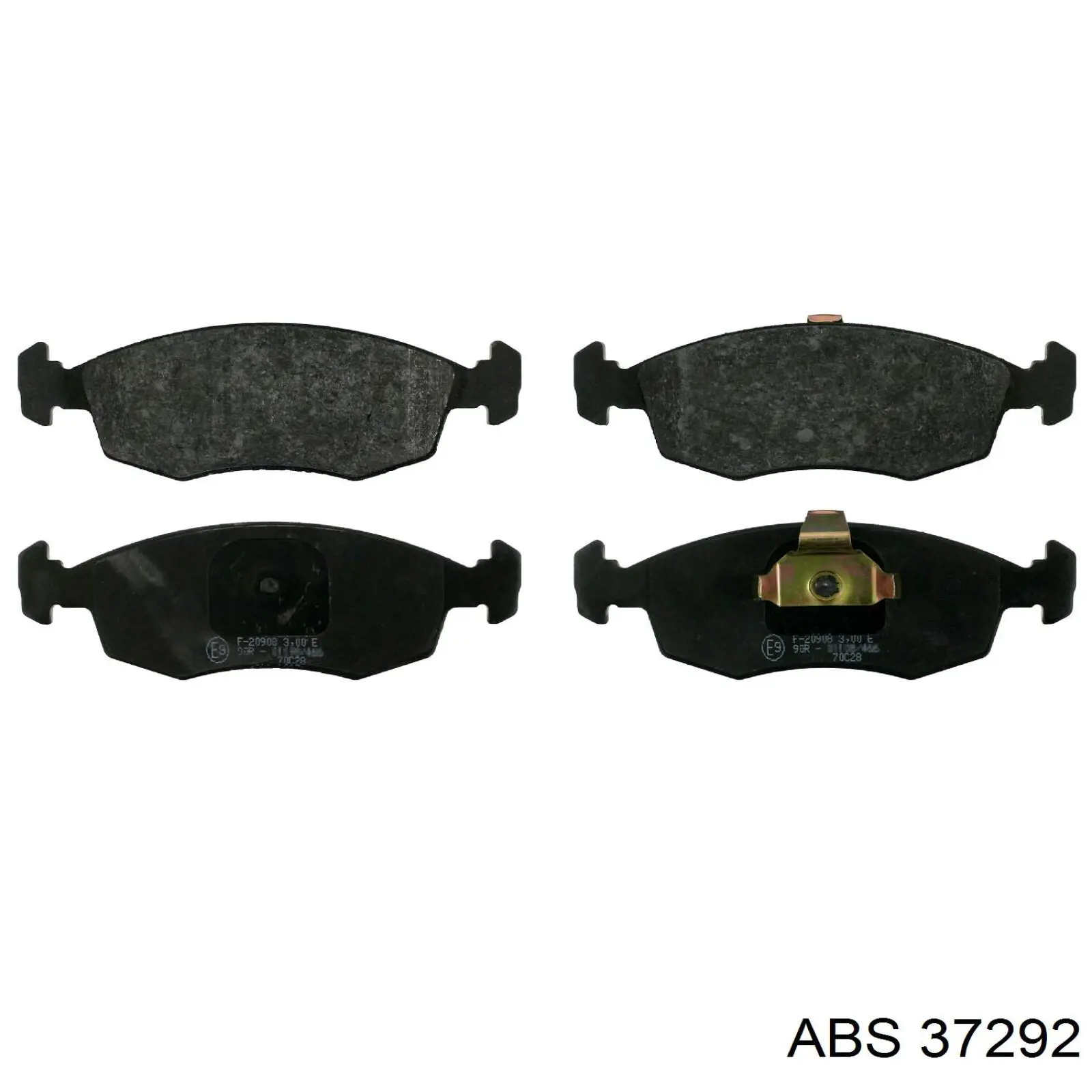 Sapatas do freio dianteiras de disco ABS 37292 preço, a partir de 29,02 USD
