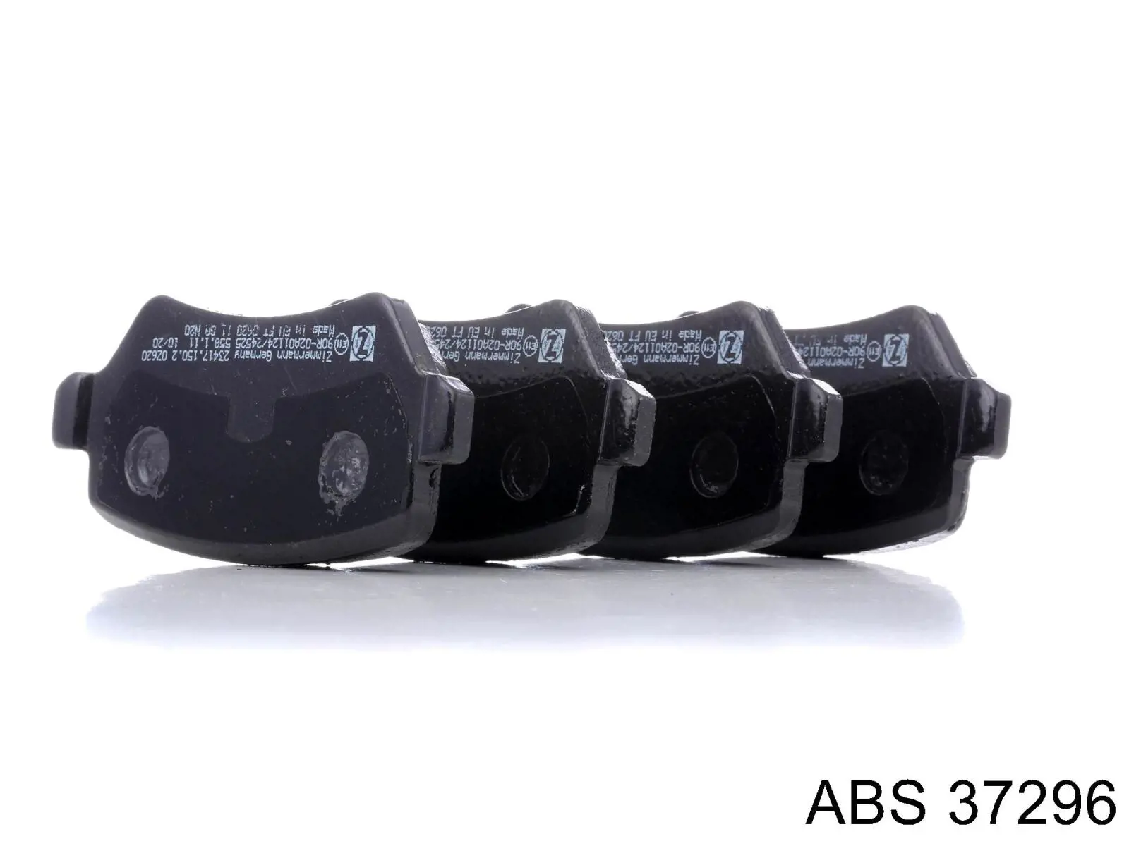 Compre 37296 ABS Sapatas do freio traseiras de disco