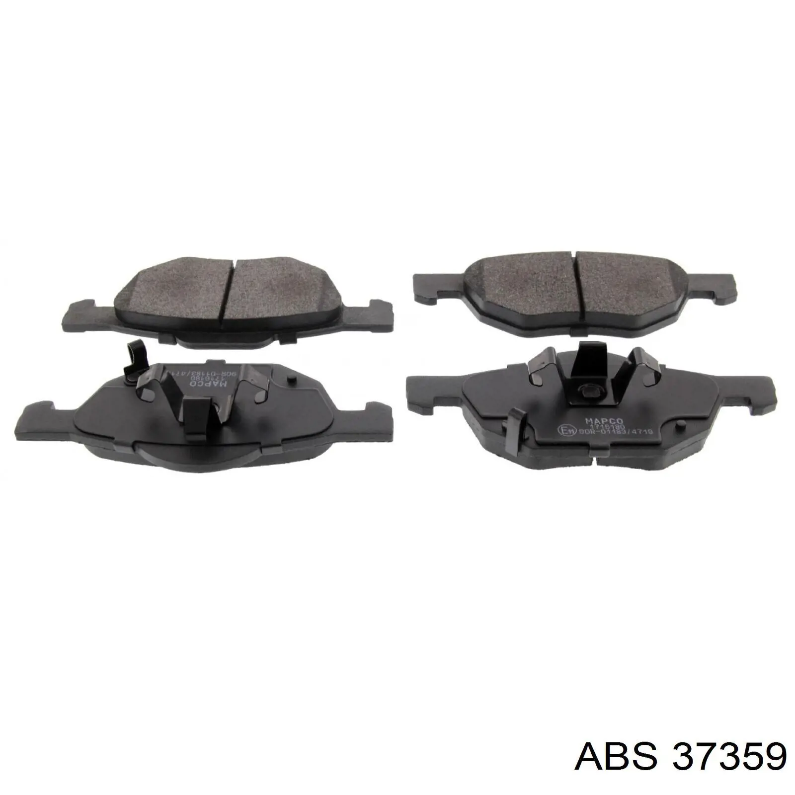 Compre 37359 ABS Sapatas do freio dianteiras de disco