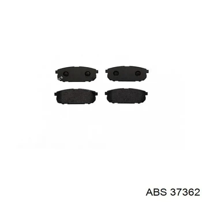 Compre 37362 ABS Sapatas do freio traseiras de disco