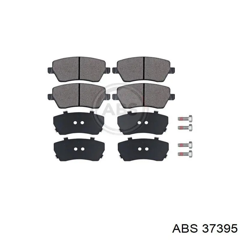 Compre 37395 ABS Sapatas do freio dianteiras de disco