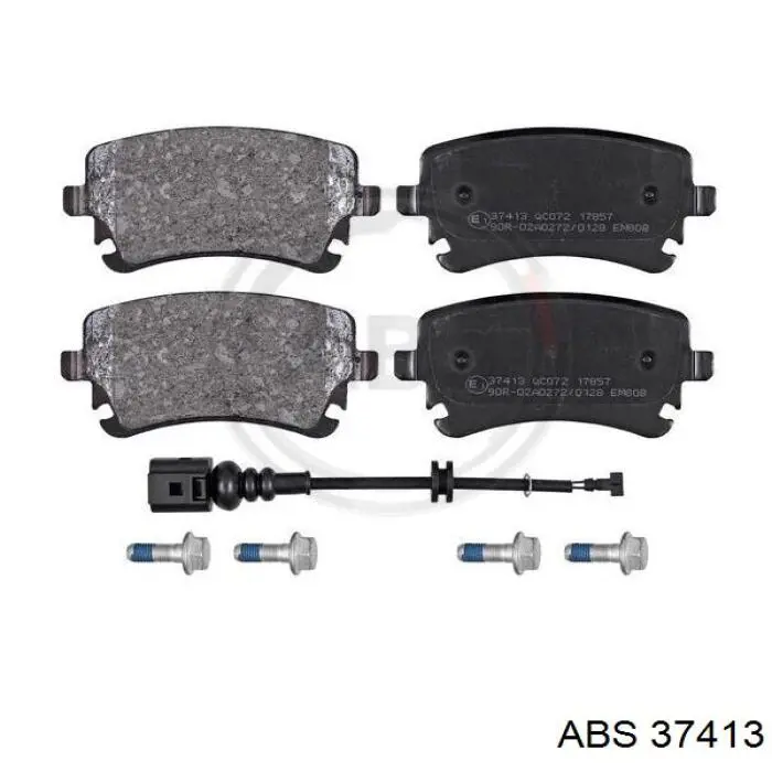 Compre 37413 ABS Sapatas do freio traseiras de disco