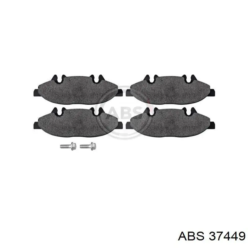 Compre 37449 ABS Sapatas do freio dianteiras de disco