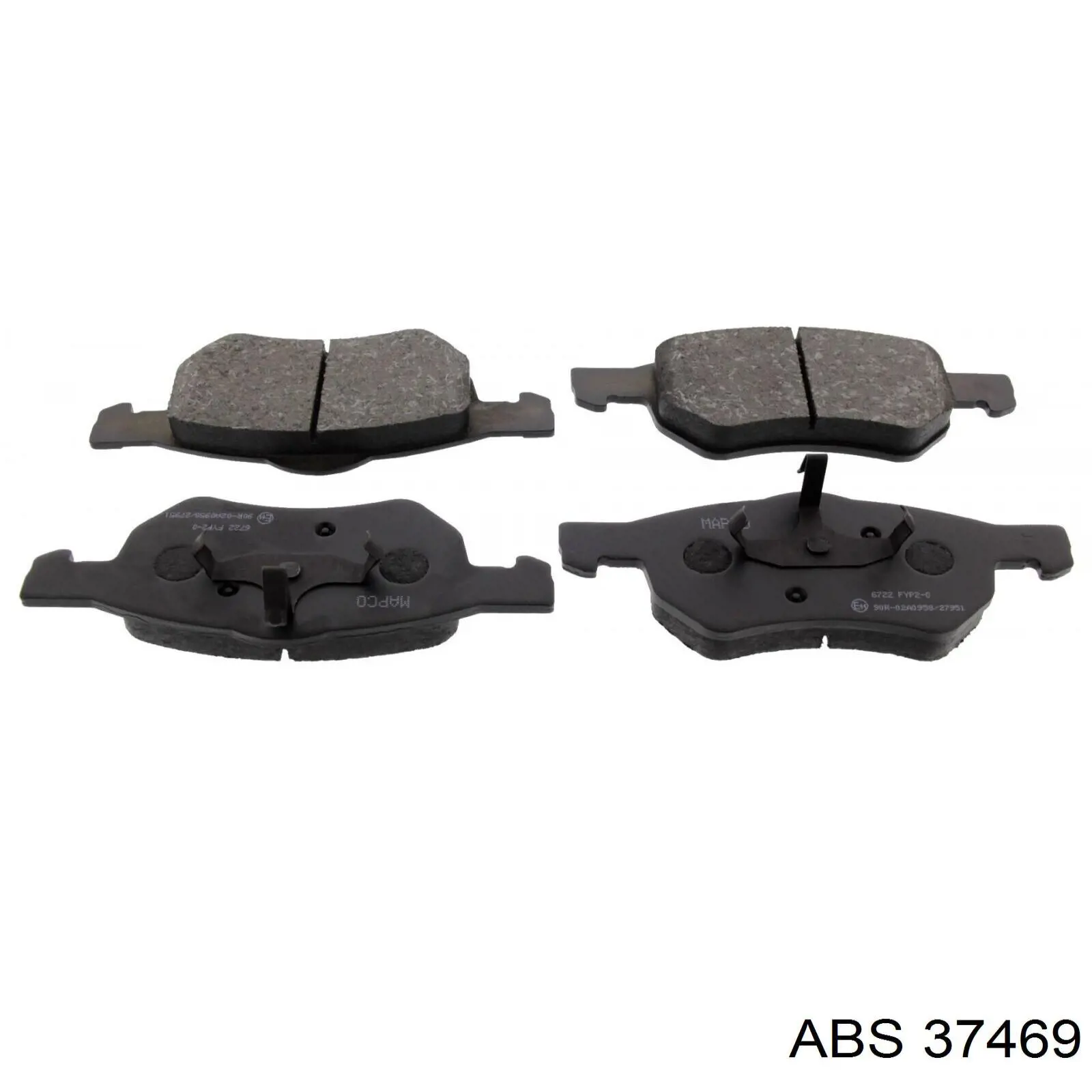 Compre 37469 ABS Sapatas do freio dianteiras de disco