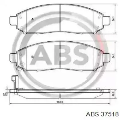 Sapatas do freio dianteiras de disco ABS 37518 preço, a partir de 35,56 USD