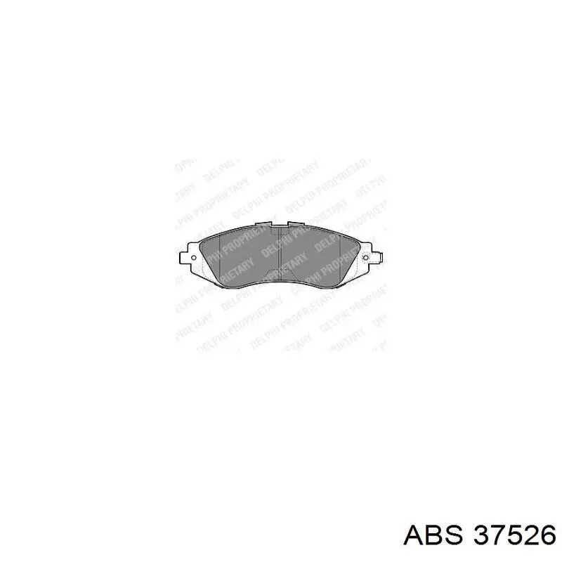 Sapatas do freio dianteiras de disco ABS 37526 preço, a partir de 24,11 USD