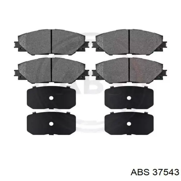 Sapatas do freio dianteiras de disco ABS 37543 preço, a partir de 35,06 USD
