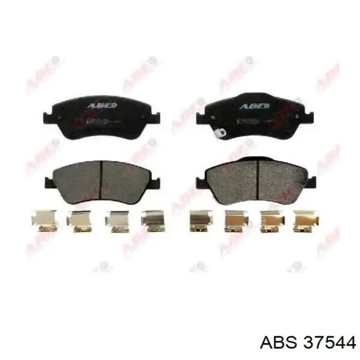 Compre 37544 ABS Sapatas do freio dianteiras de disco
