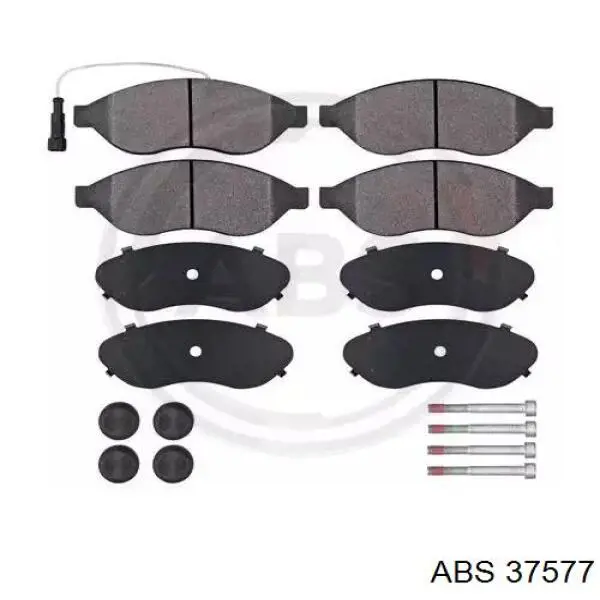 Sapatas do freio dianteiras de disco ABS 37577 preço, a partir de 41,02 USD