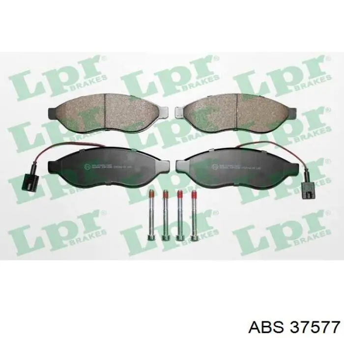 Compre 37577 ABS Sapatas do freio dianteiras de disco