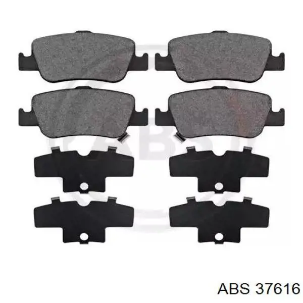 Sapatas do freio traseiras de disco ABS 37616 preço, a partir de 17,51 USD