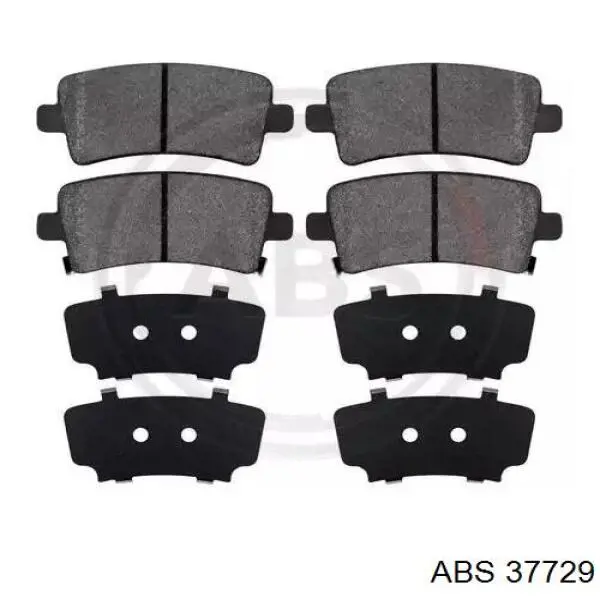 Sapatas do freio traseiras de disco ABS 37729 preço, a partir de 27,59 USD