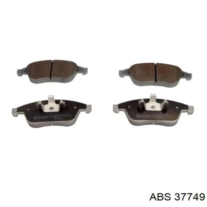 Compre 37749 ABS Sapatas do freio dianteiras de disco