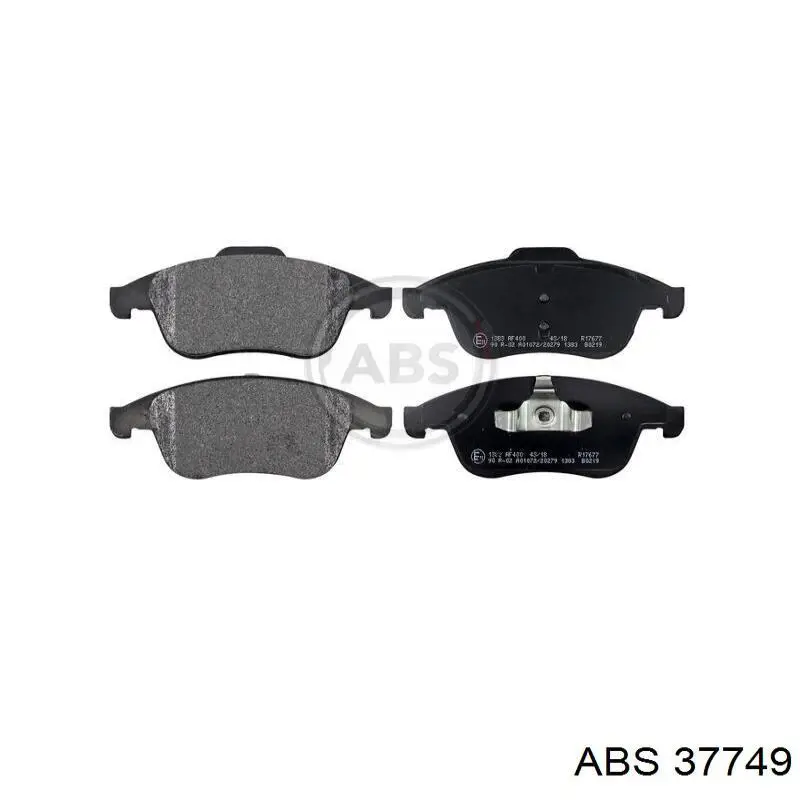 Sapatas do freio dianteiras de disco ABS 37749 preço, a partir de 32,55 USD