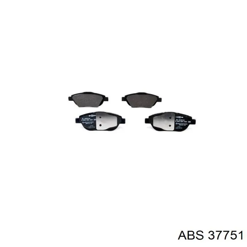 Compre 37751 ABS Sapatas do freio dianteiras de disco