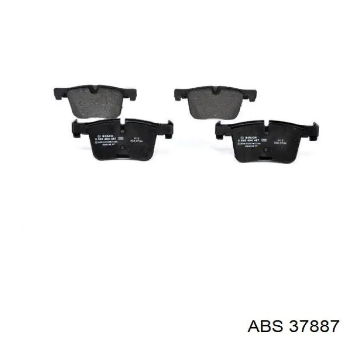 Compre 37887 ABS Sapatas do freio dianteiras de disco