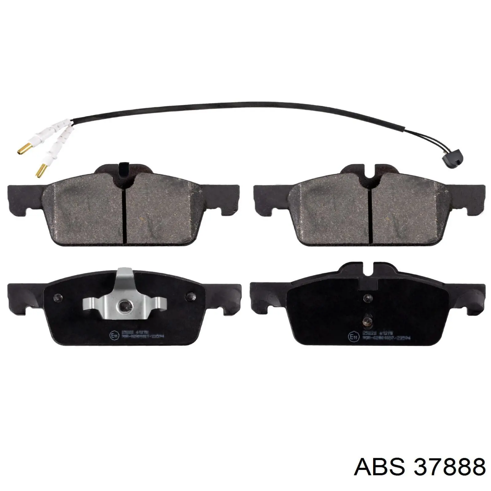 Compre 37888 ABS Sapatas do freio dianteiras de disco