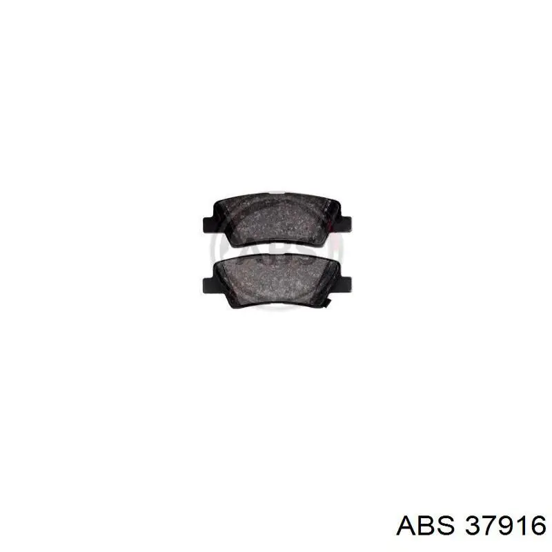 Compre 37916 ABS Sapatas do freio dianteiras de disco
