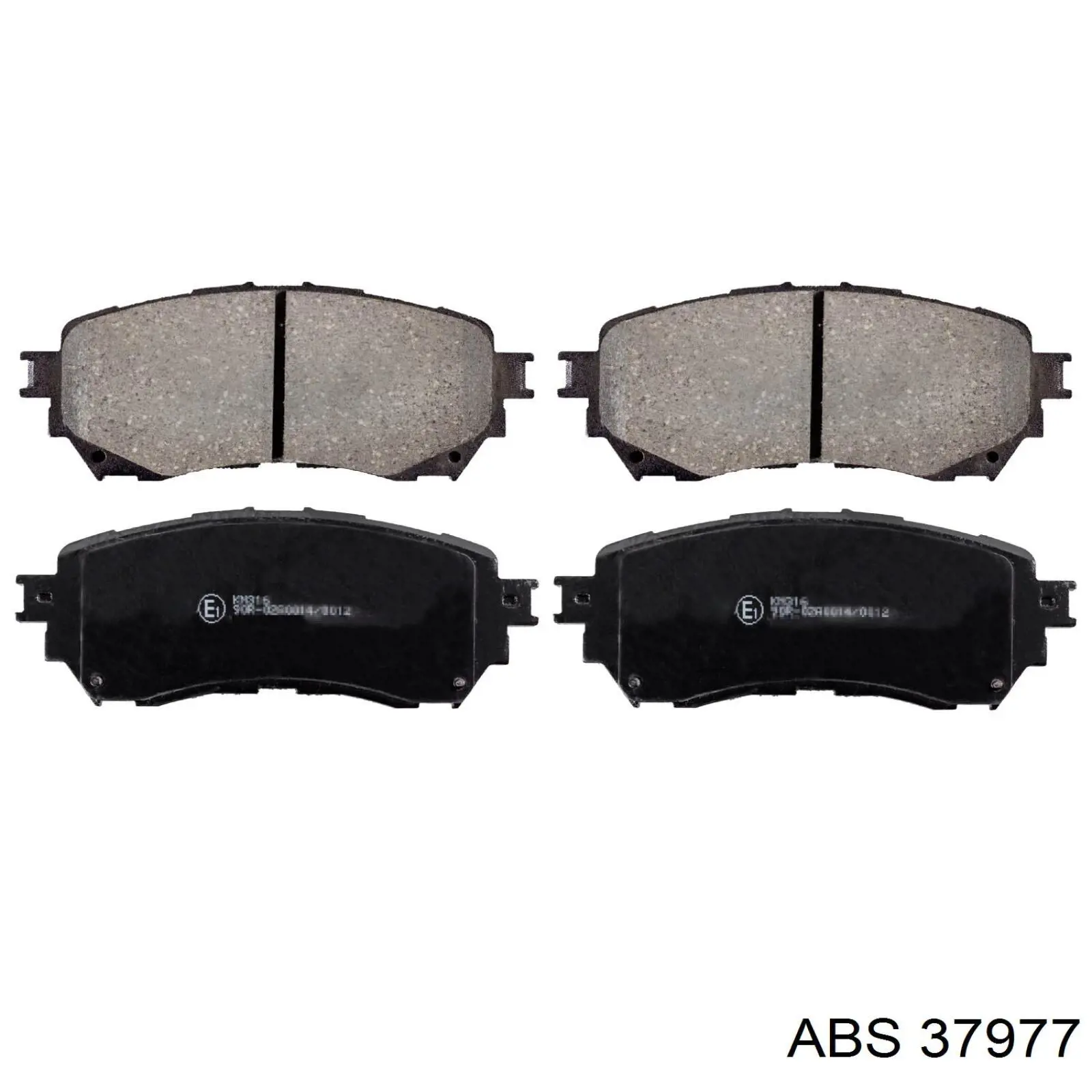 Compre 37977 ABS Sapatas do freio dianteiras de disco